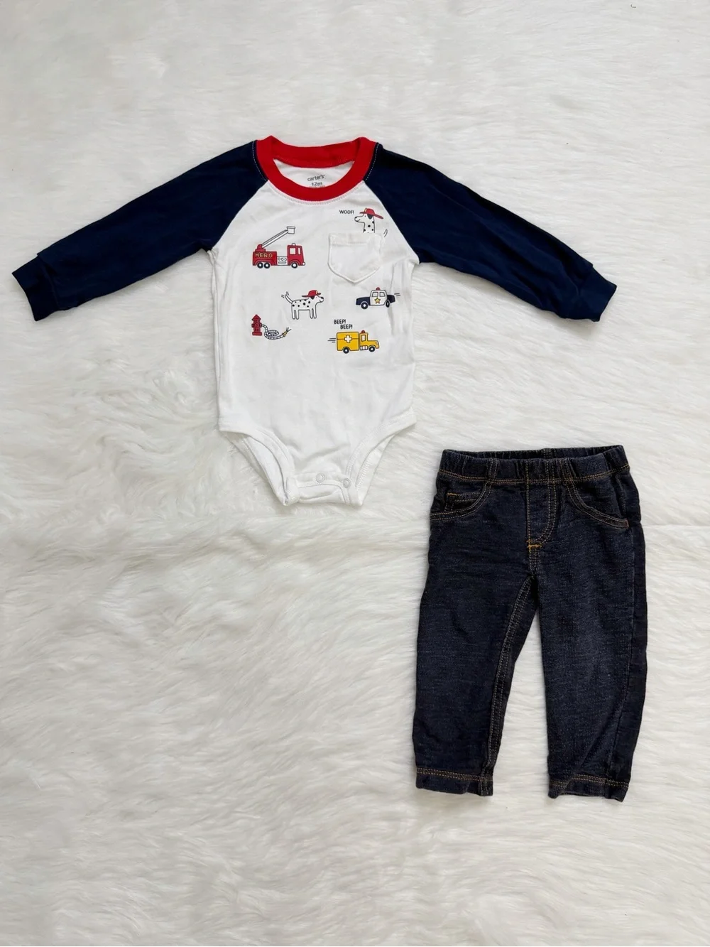 12 Months Baby Boy Fall/Spring Clothes LOT